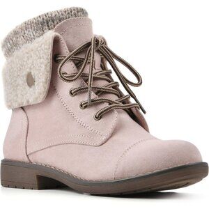 〽️Women's Pale Pink Cliffs by White Mountain Duena Hiking Style Boots